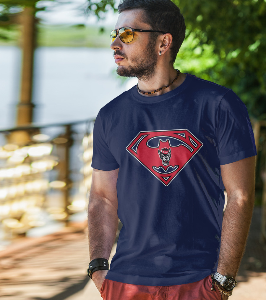 Superman Nc State Wolfpack T-Shirt