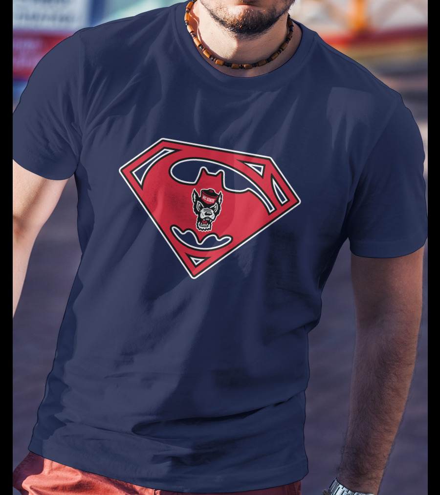 Superman Nc State Wolfpack T-Shirt