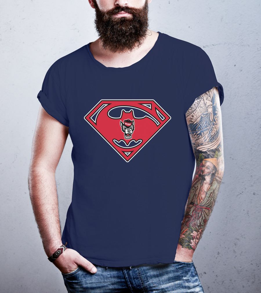 Superman Nc State Wolfpack T-Shirt