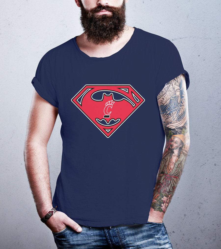 Cincinnati Bearcats Superhero Logo 1984 T-Shirt