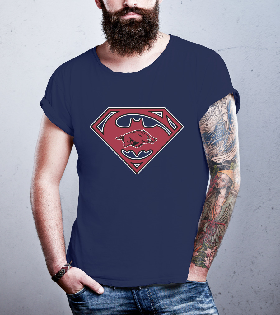 Arkansas Razorbacks 1995 Superman T-Shirt
