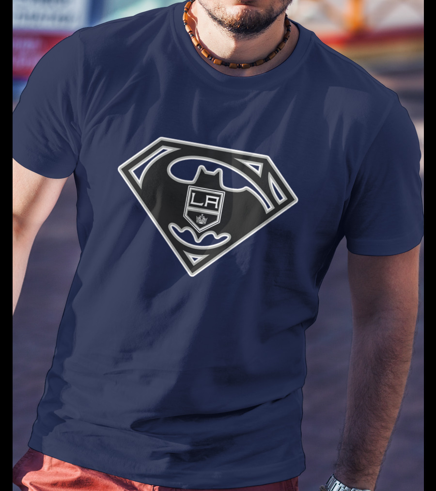 Los Angeles Kings La Shield Superhero T-Shirt