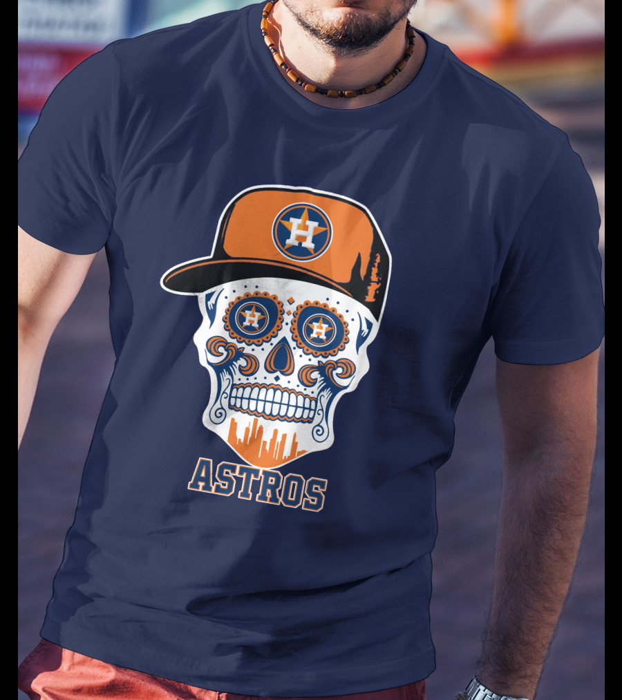 Houston Astros Skull Iconography 331 T-Shirt