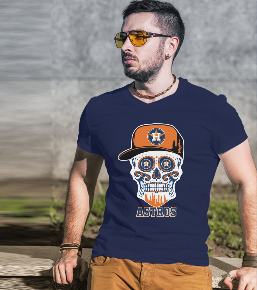 Houston Astros Skull Iconography 331 T-Shirt