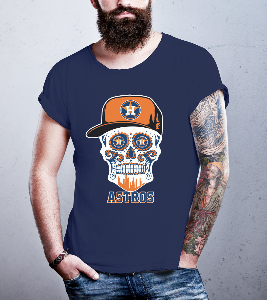 Houston Astros Skull Iconography 331 T-Shirt