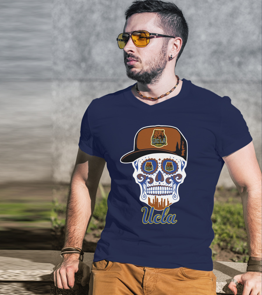 Ucla Bruins Skull With Cap T-Shirt