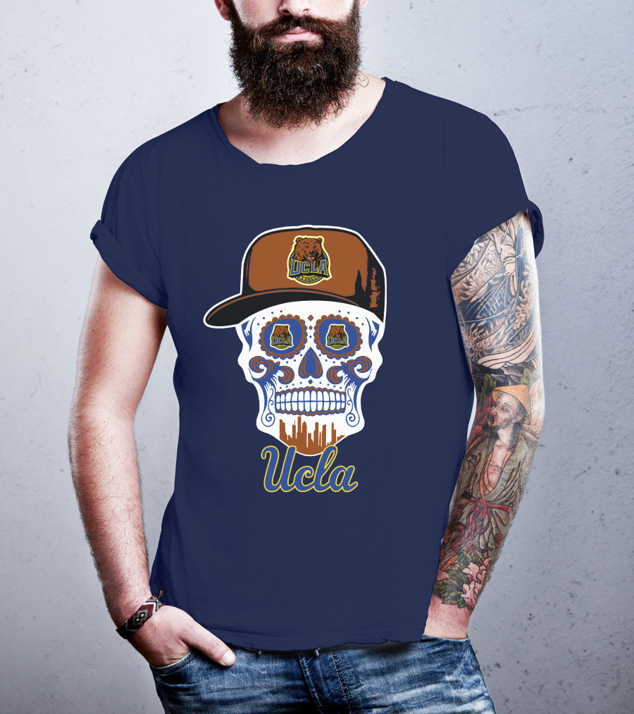 Ucla Bruins Skull With Cap T-Shirt