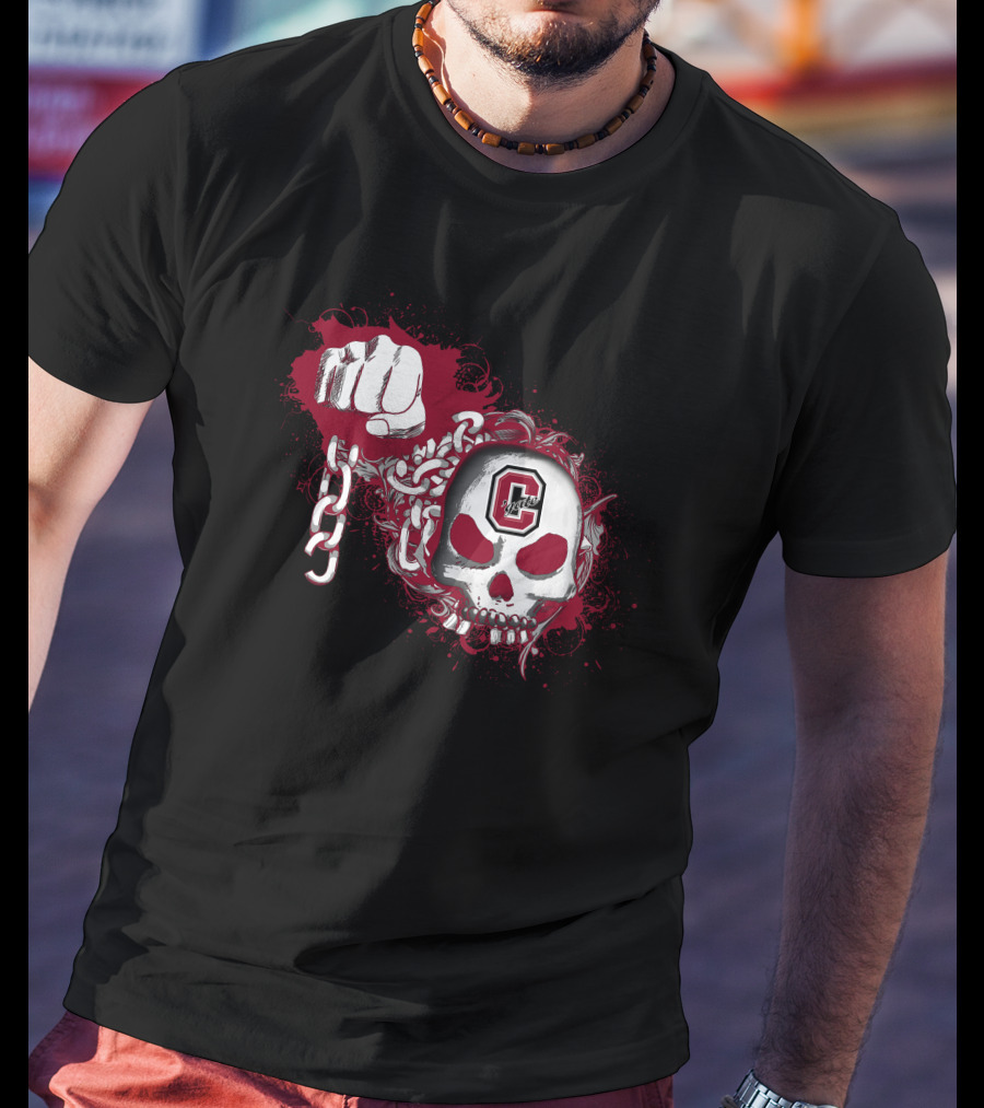 Colgate Raiders Skull And Chains T-Shirt