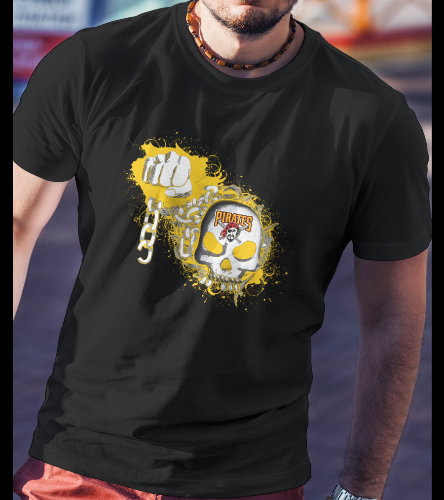 Pittsburgh Pirates Skull And Chains T-Shirt