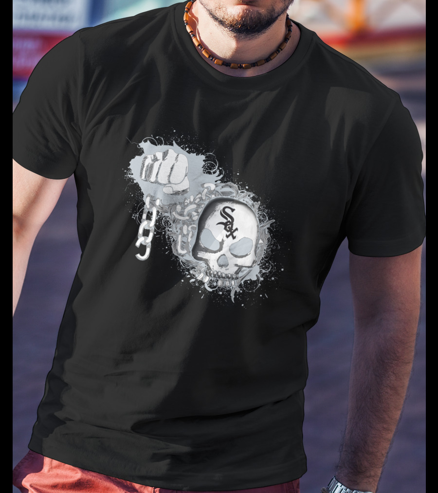 Chicago White Sox Skull And Chain T-Shirt