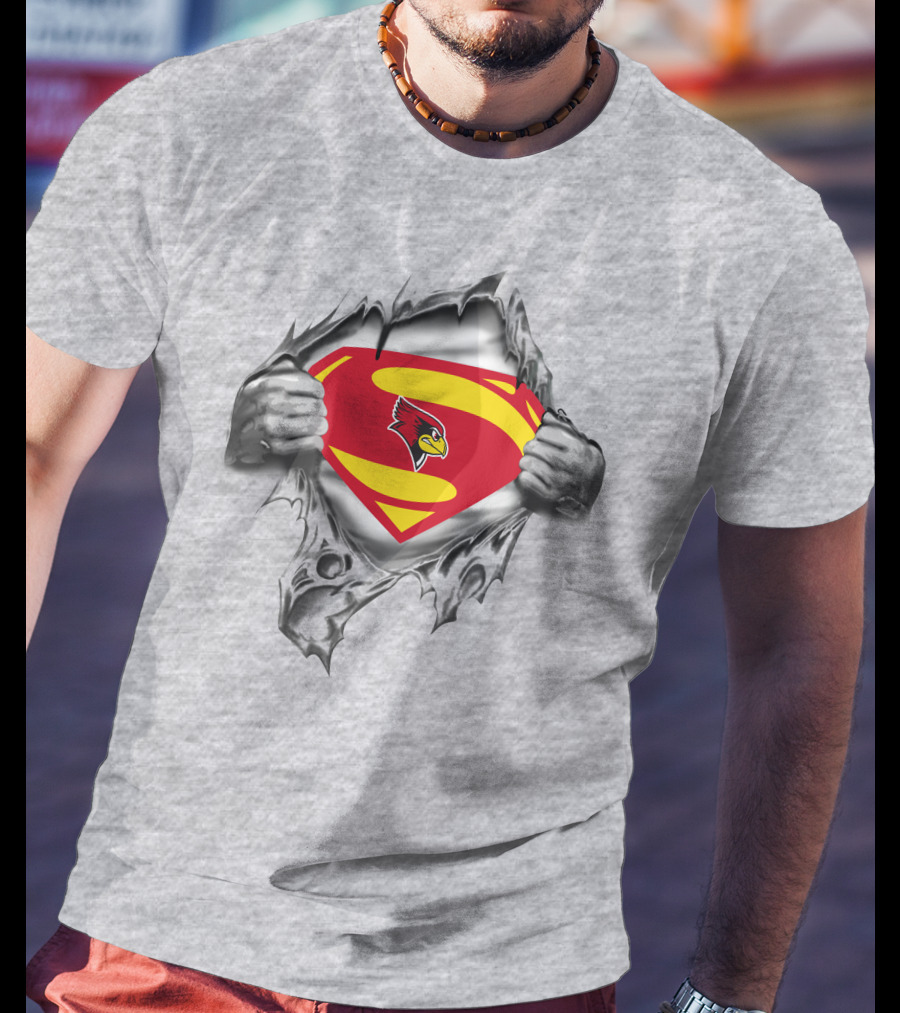 Illinois State Redbirds Superman T-Shirt