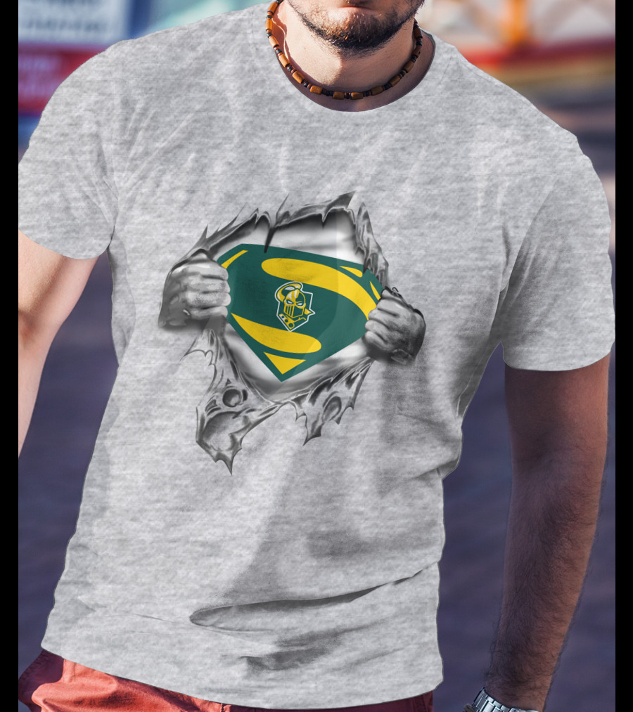 Clarkson Golden Knights Superman Logo Knights T-Shirt