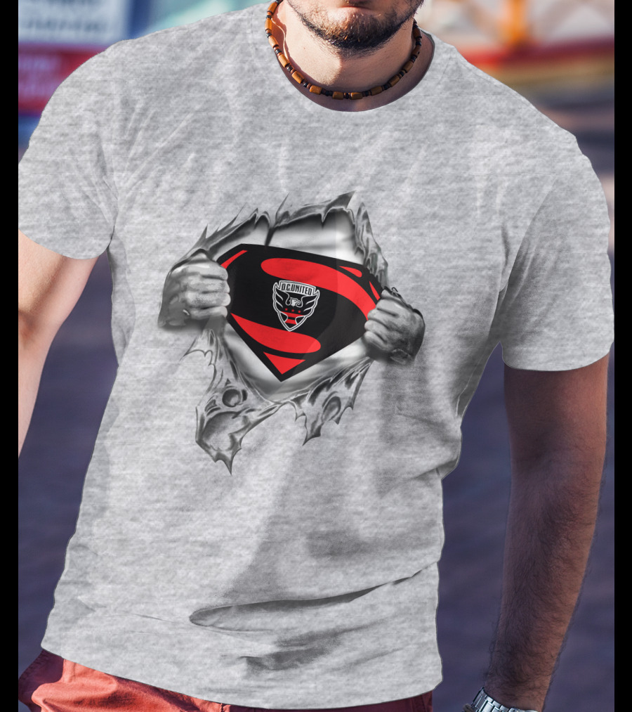 Dc United Superman Shield T-Shirt