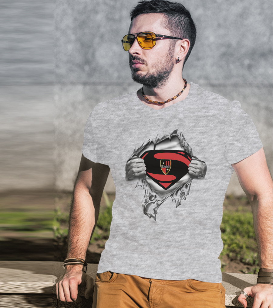 Metrostars Superman Logo With Shield 139 Jersey T-Shirt