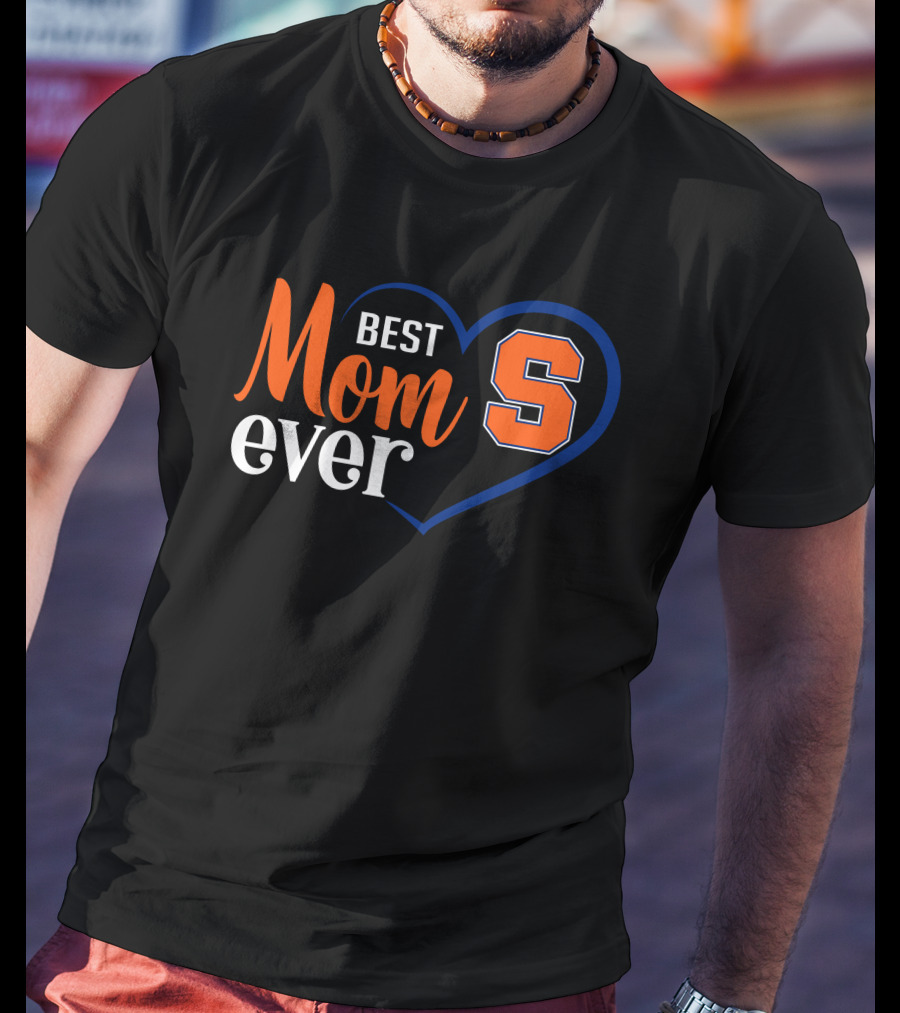 Best Mom Ever Syracuse Orange Heart S T-Shirt