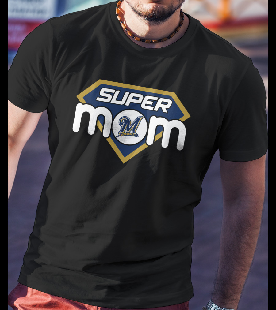 Milwaukee Brewers Super Mom T-Shirt