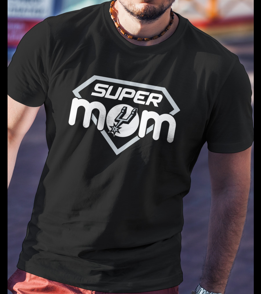 San Antonio Spurs Super Mom Spurs T-Shirt