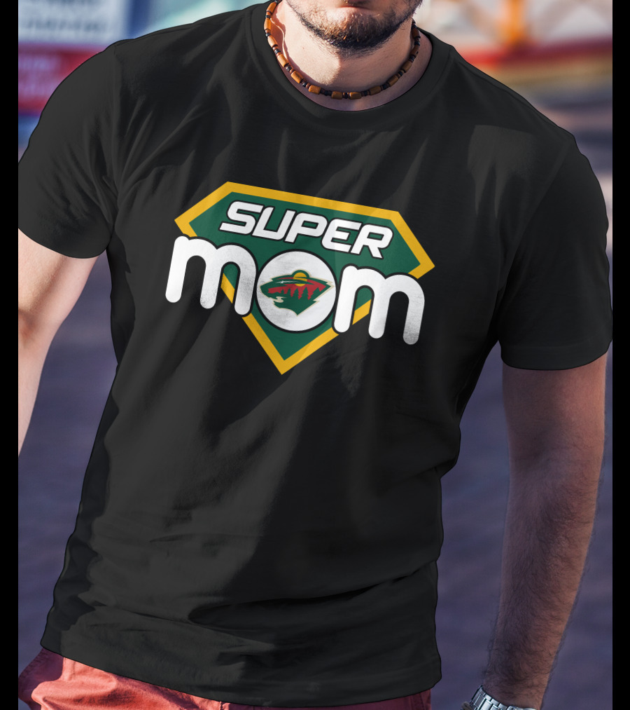Super Mom Minnesota Wild Logo 109 T-Shirt