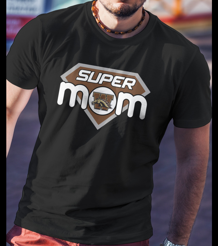 Super Mom Western Michigan Broncos T-Shirt