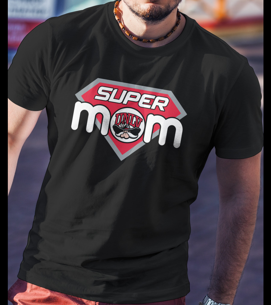 Unlv Rebels Super Mom T-Shirt