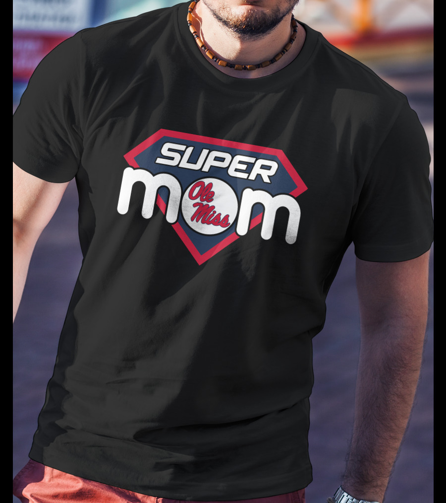 Ole Miss Rebels Super Mom Superman T-Shirt