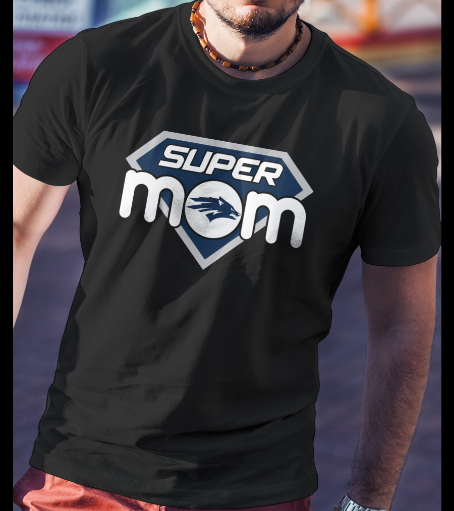 Nevada Wolf Pack Super Mom Superhero T-Shirt