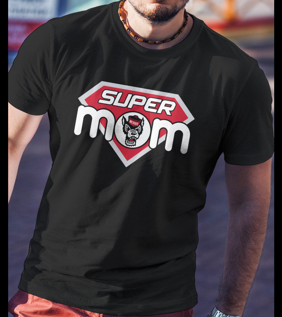 Nc State Wolfpack Super Mom T-Shirt