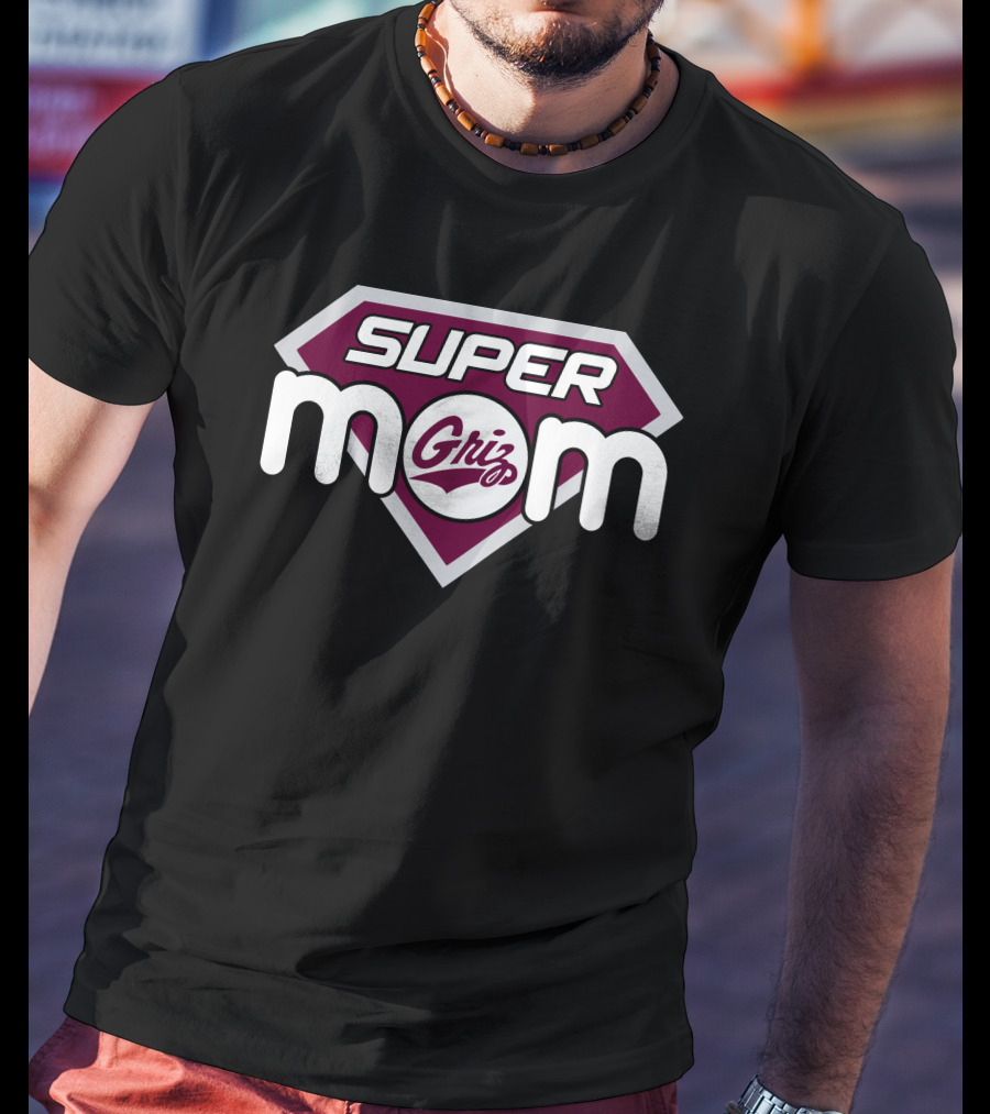 Montana Grizzlies Super Mom Griz T-Shirt