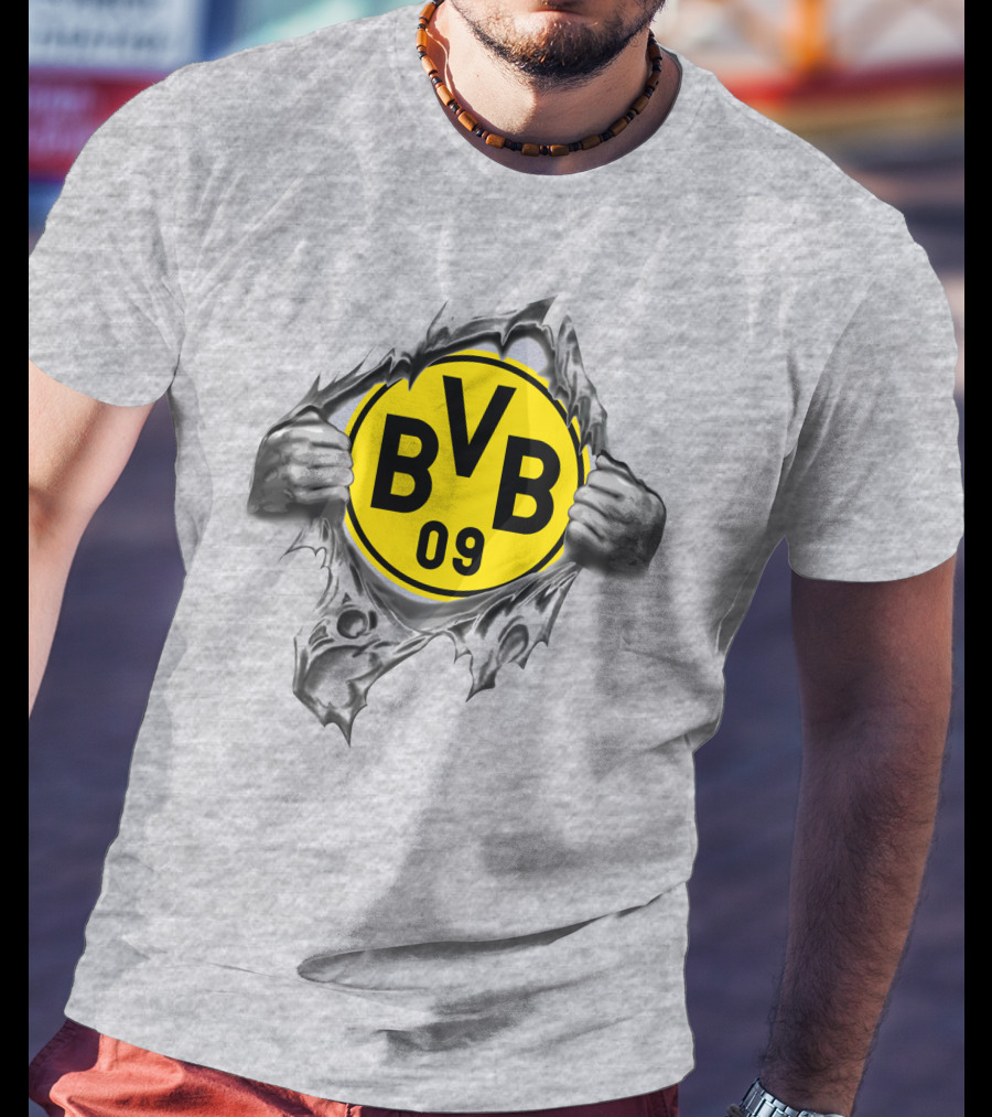 Dortmund Bvb 09 Super Fan Logo Burst T-Shirt