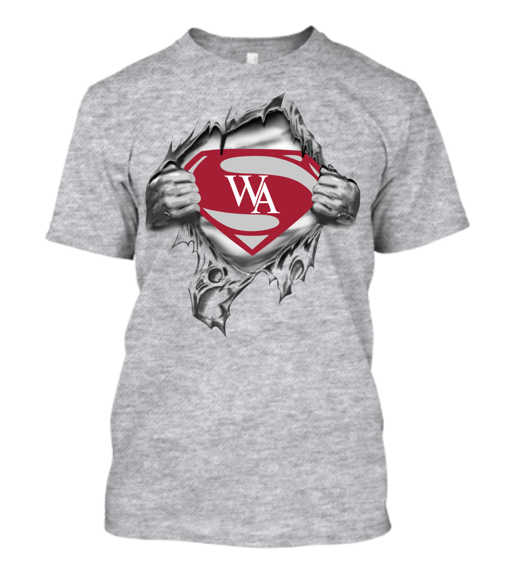 Woodward Bound Wa Superman Emblem Ribcage Reveal T-Shirt