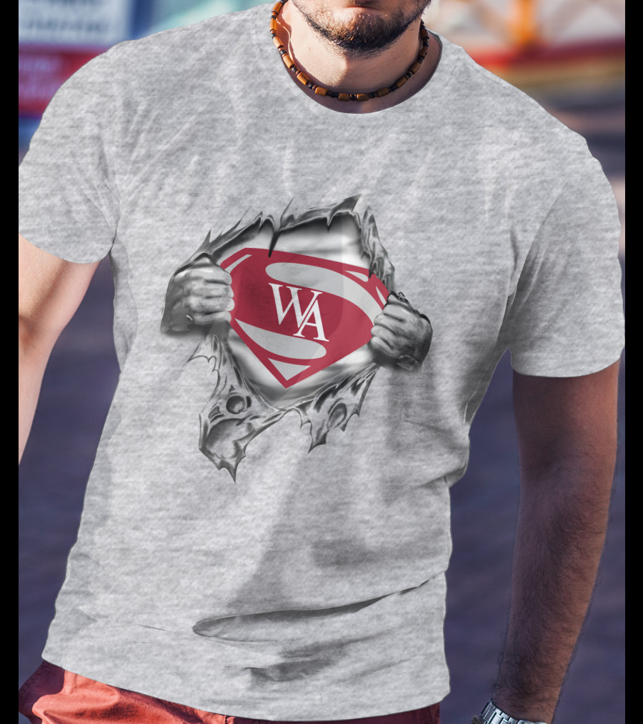 Woodward Bound Wa Superman Emblem Ribcage Reveal T-Shirt