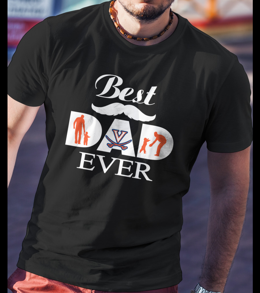 Virginia Cavaliers Best Dad Ever T-Shirt