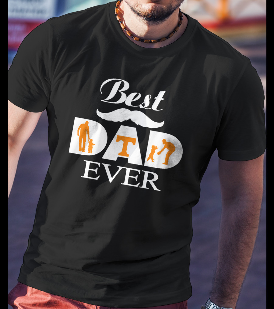 Best Dad Ever Tennessee Volunteers T-Shirt