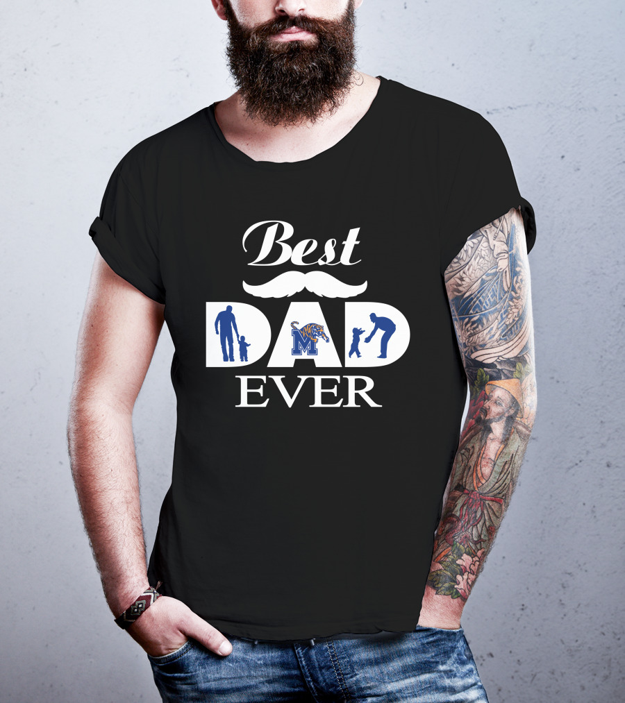 Best Dad Ever Memphis Tigers T-Shirt