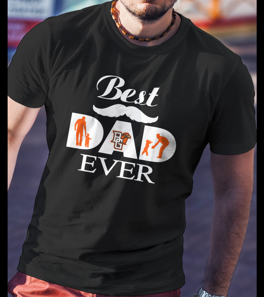Best Dad Ever Bowling Green Falcons T-Shirt