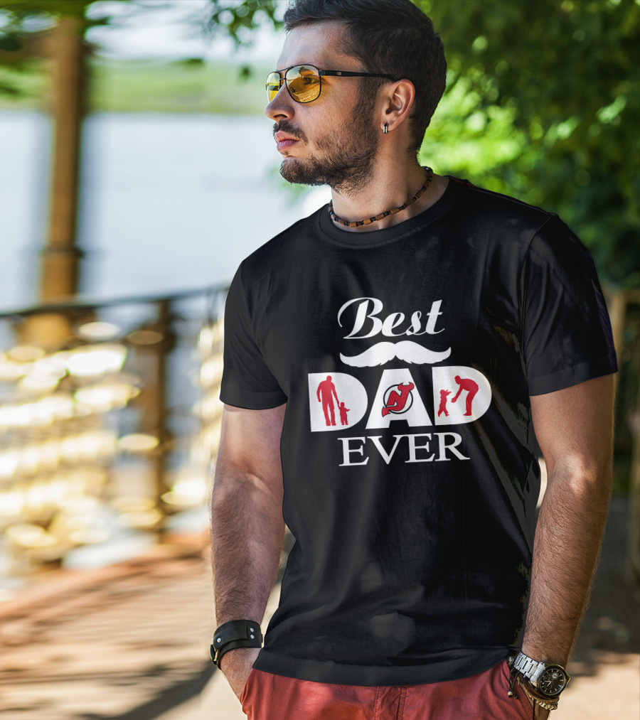 Best Dad Ever 152 New Jersey Devils T-Shirt