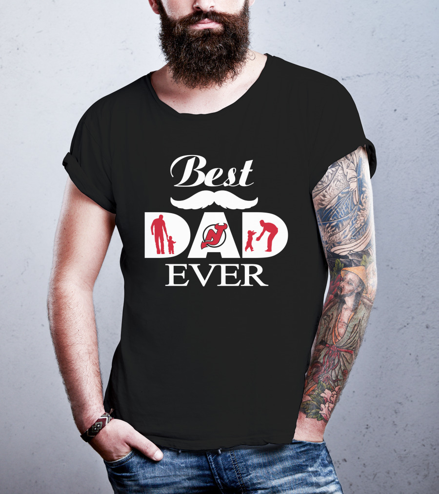 Best Dad Ever 152 New Jersey Devils T-Shirt