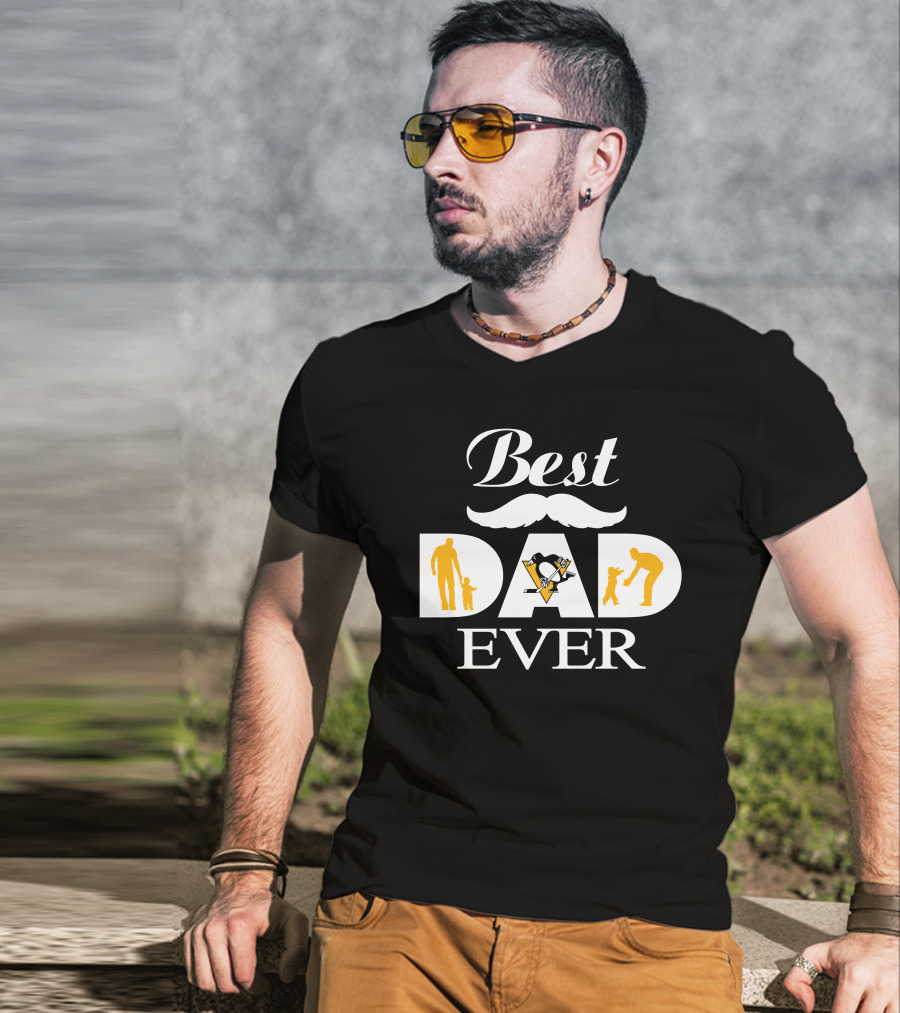 Best Pittsburgh Penguins Dad Ever T-Shirt
