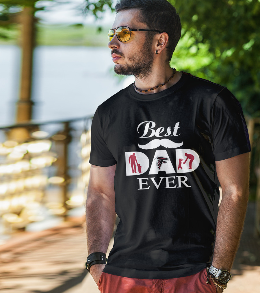 Atlanta Falcons Best Dad Ever Father's Day Gift T-Shirt