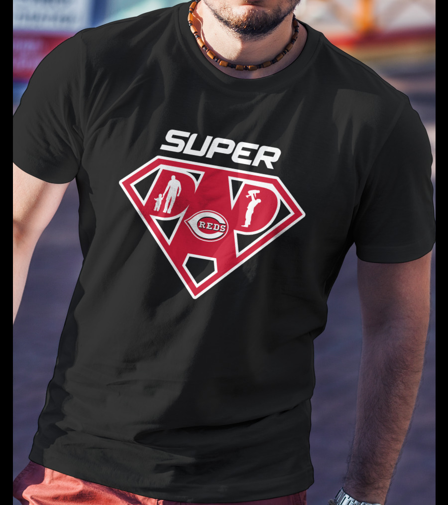 Super Reds Dad Cincinnati T-Shirt