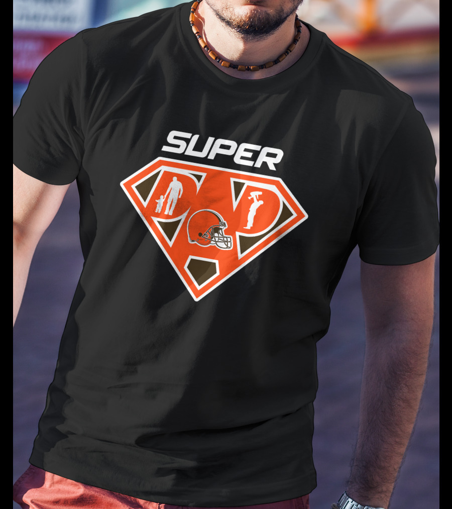 Cleveland Browns Super Dad Hero T-Shirt
