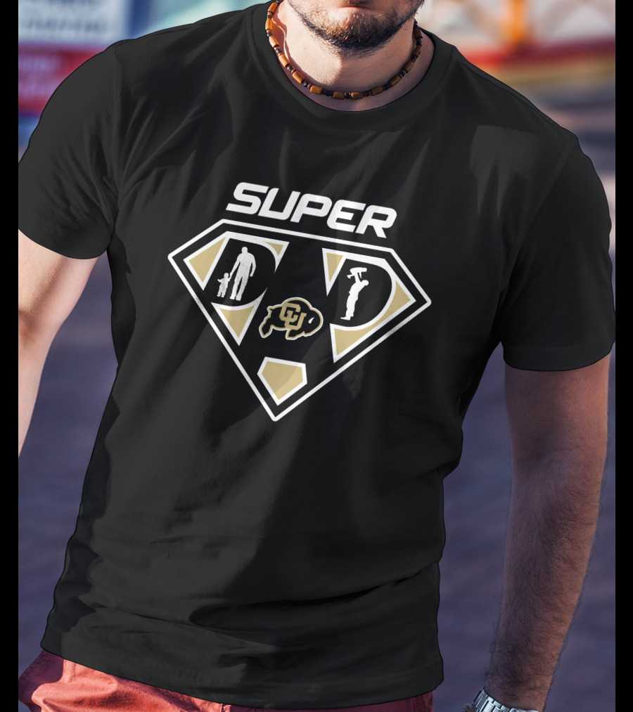 Super Colorado Buffaloes Dad Father's Day T-Shirt