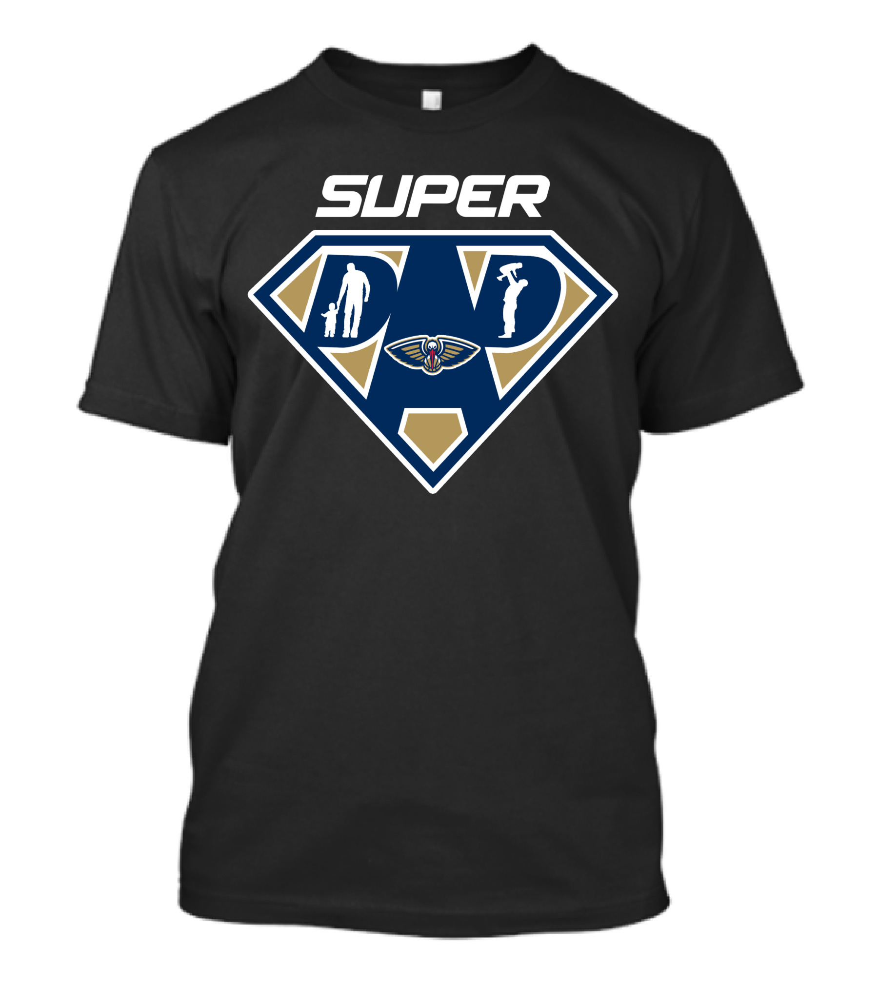 Super New Orleans Pelicans Dad T-Shirt
