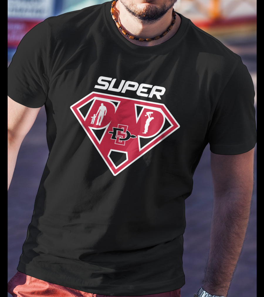 Super San Diego State Aztecs Dad T-Shirt
