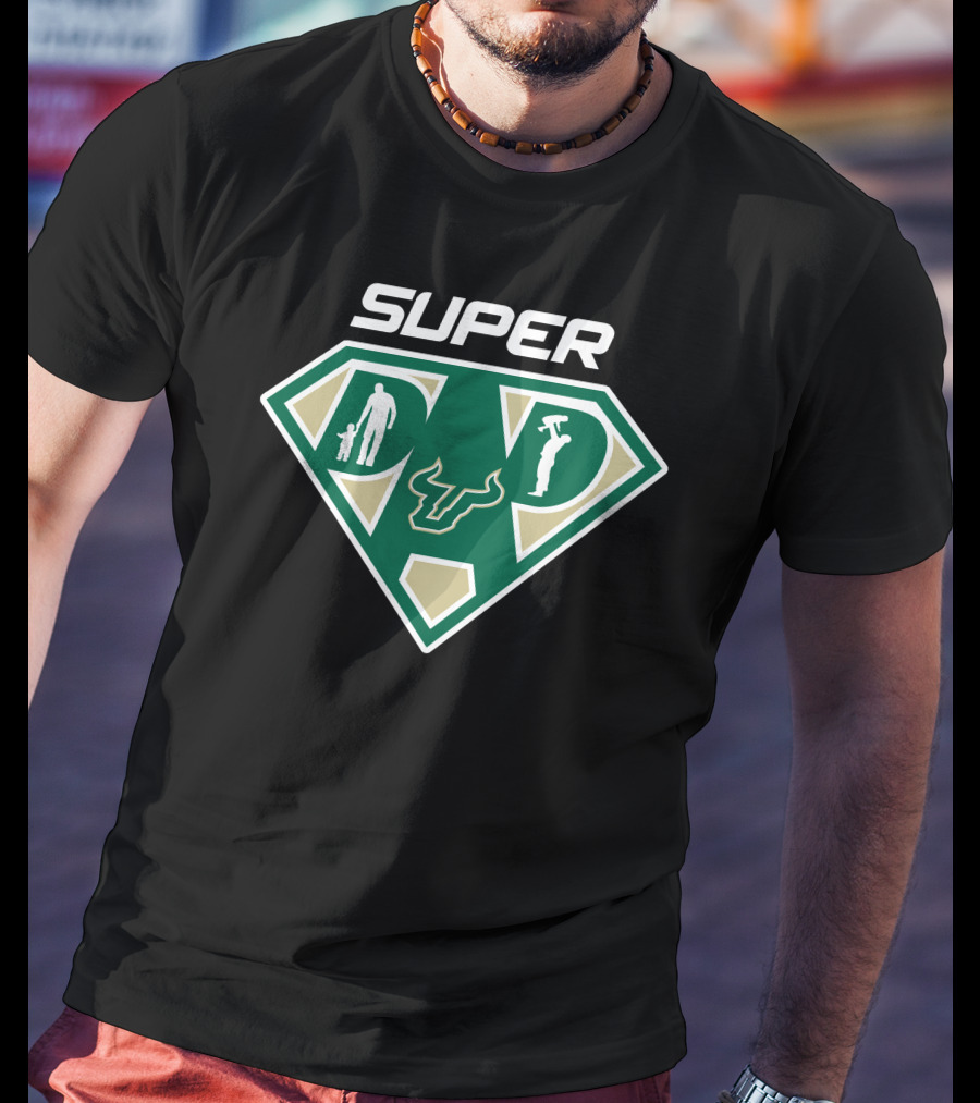 Super Dad South Florida Bulls Dad Hero T-Shirt