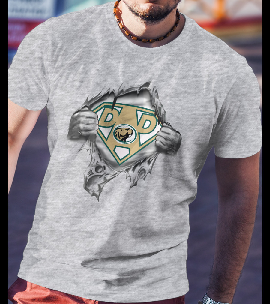 Bemidji State Beavers Super Dad Emblem With Beaver T-Shirt