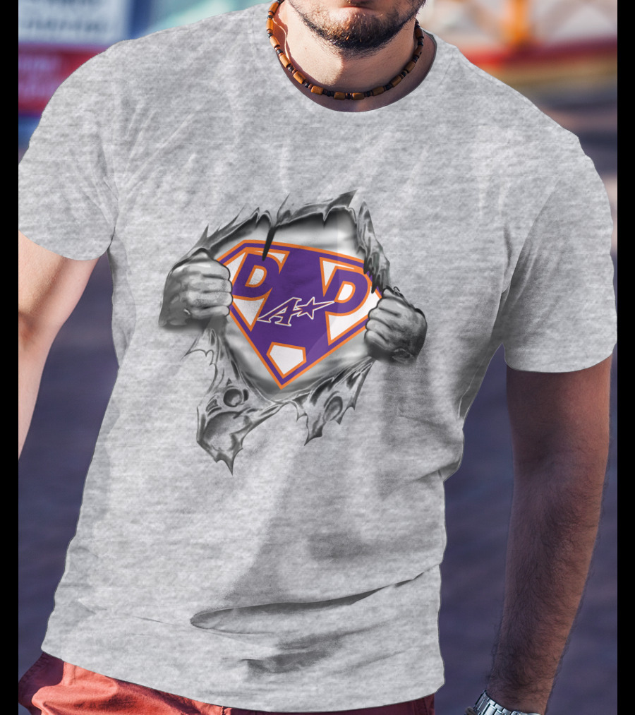 Super Dad Evansville Purple Aces T-Shirt