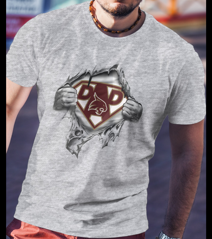 Super Dad Texas St Bobcats 190 Sw T-Shirt