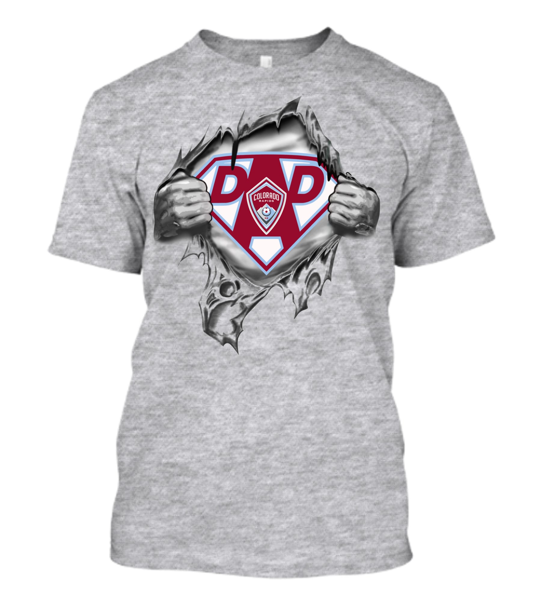 Colorado Rapids Super Dad Fan Hero Dp T-Shirt