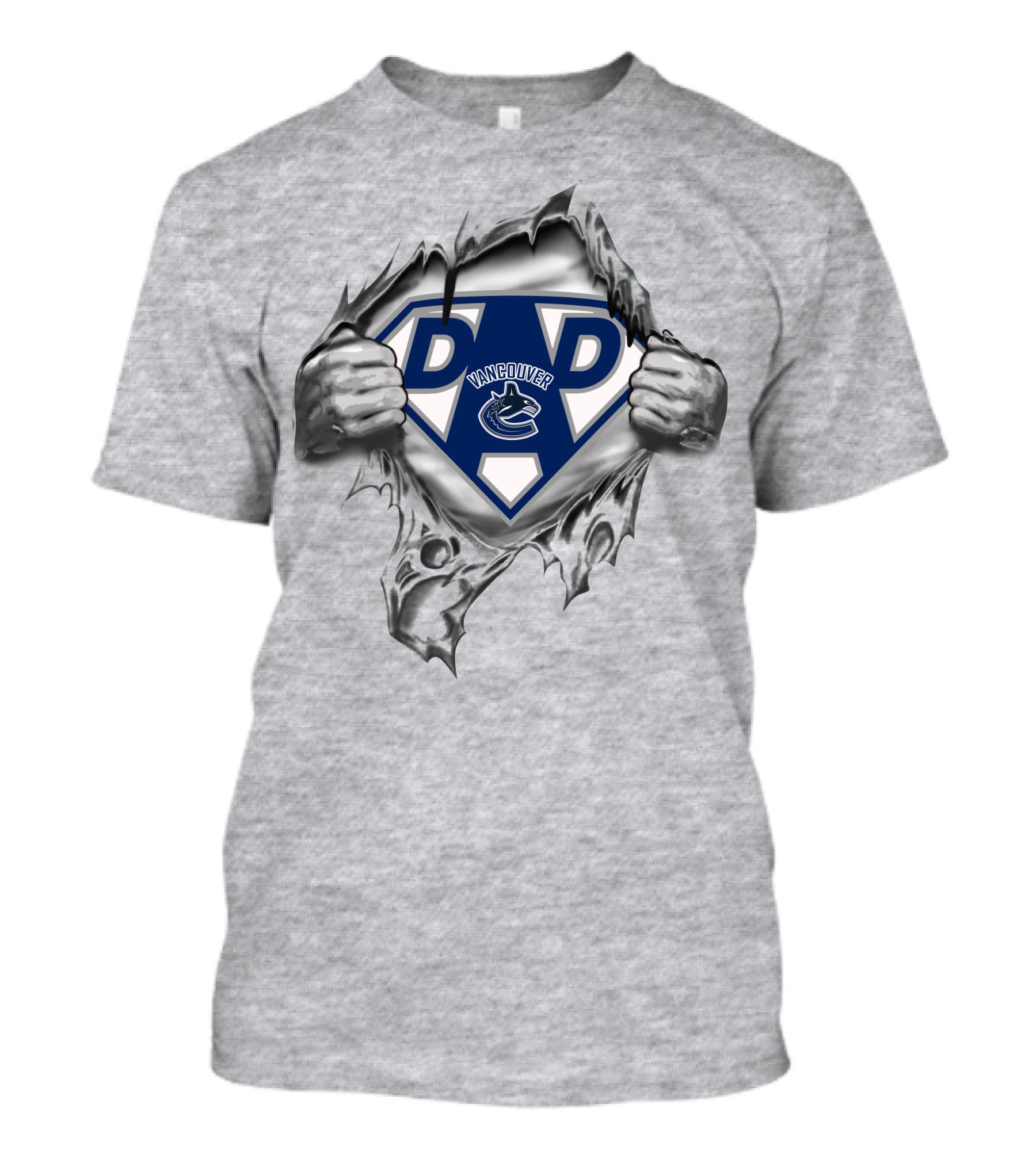 Vancouver Canucks Super Dad Hero Edition T-Shirt
